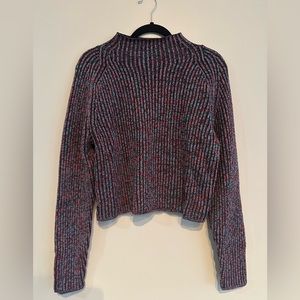 Lululemon Cotton-Cashmere Blend Mock Neck Sweater